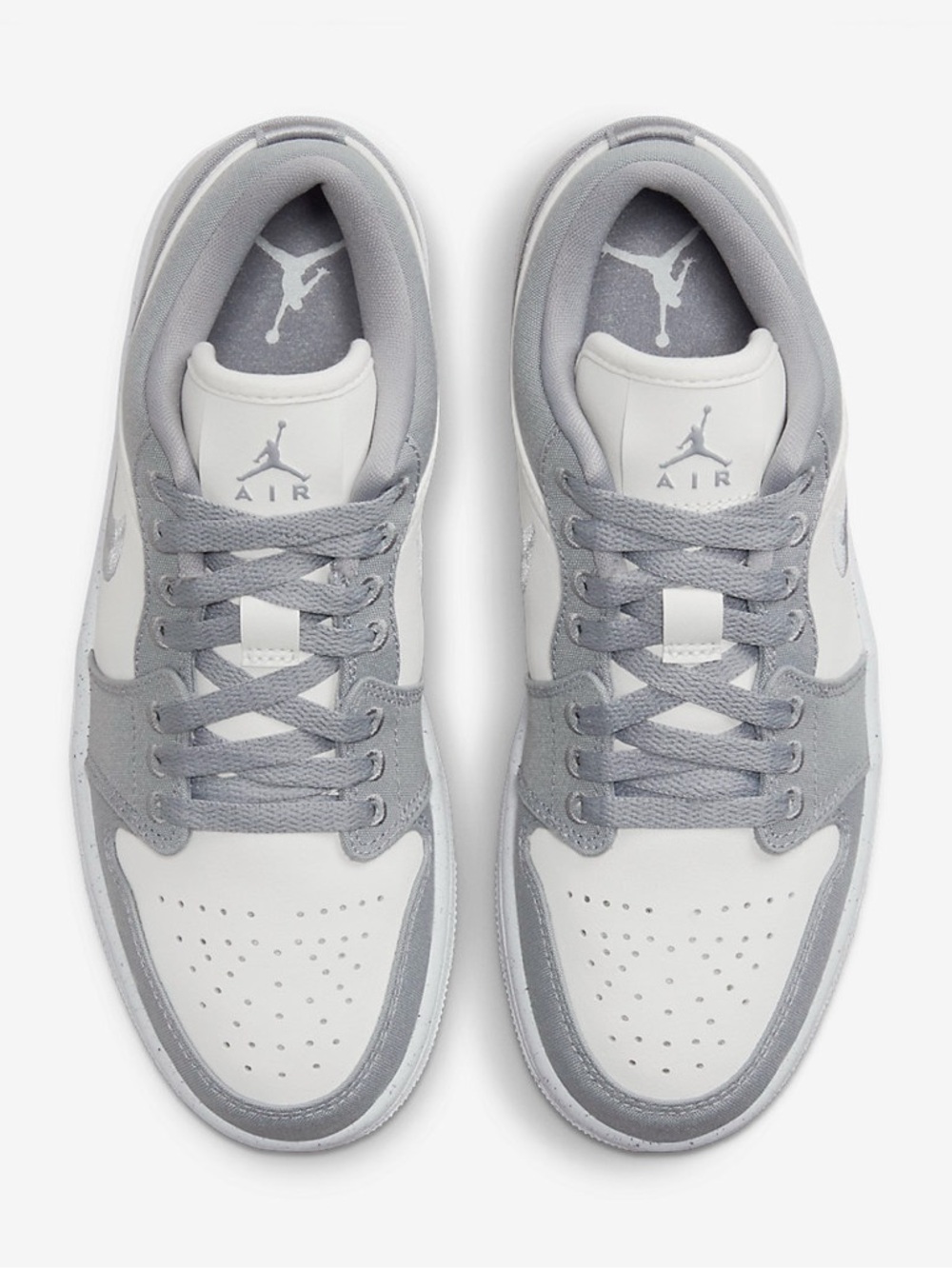 Nike Women's Air Jordan 1 Low SE Light Steel Grey Size 7.5 original box near new - Picture 3 of 12